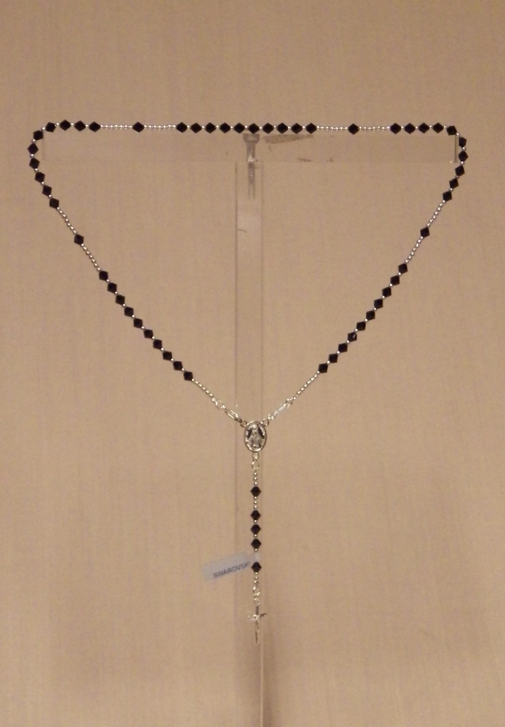 Necklace Swarovski Rosary beads